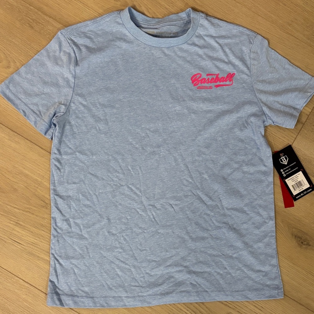 Baseball lifestyle T-Shirt in cotton candy